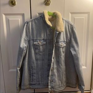 Old Navy Sherpa Jean Jacket